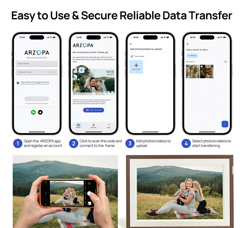 Arzopa D10 Smart Photo Frame