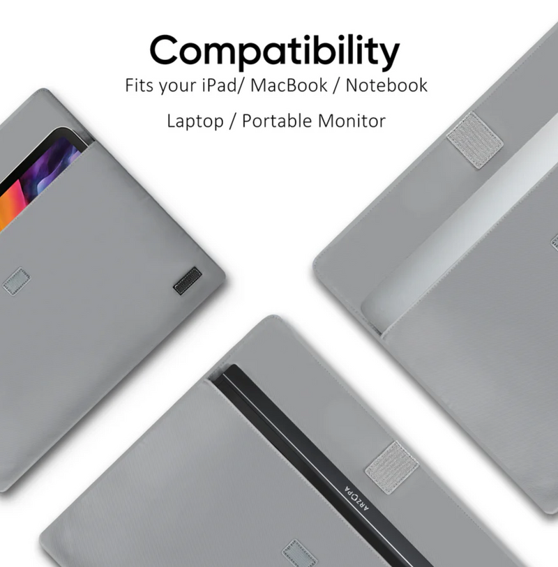 Arzopa 16.1" Portable Monitor Sleeve Bag
