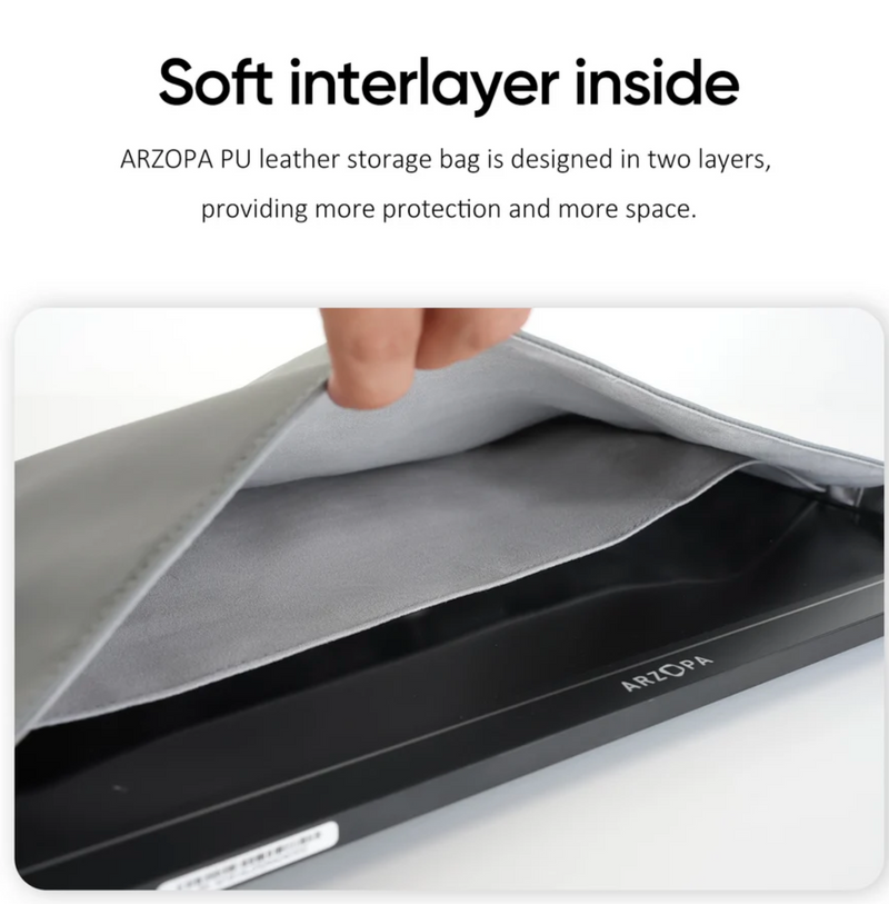 Arzopa 16.1" Portable Monitor Sleeve Bag